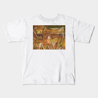 Windy Autumn - Section of Art Pastel Abstract 2 Kids T-Shirt